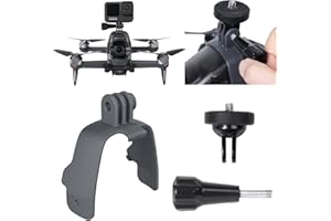 Honbobo Supports de montage pour DJI FPV, Drone FPV Accessoires de support d'adaptateur Compatible avec Insta360 ONE RS/DJI Action 2/pour Gopro 10 9 8 pour Insta360 ONE R/ONE X/ONE X2
