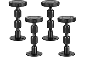 BJBJJIU Stopery zagłówka, regulowana, gwintowana rama łóżka, narzędzie zapobiegające wstrząsom, ograniczniki do łóżka ściennego do zagłówka, stabilizator przeciwwstrząsowy, stabilizator do łóżek, szafek, sof,