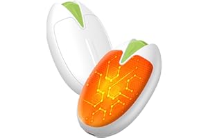 KUKIWHY Elektryczny ogrzewacz do rąk, zestaw 2 sztuk, akumulator 6000 mAh, pistacjowy, elektryczny ogrzewacz do rąk, wielokrotnego użytku, do ładowania, idealny do uprawiania sportów na świeżym powietrzu,