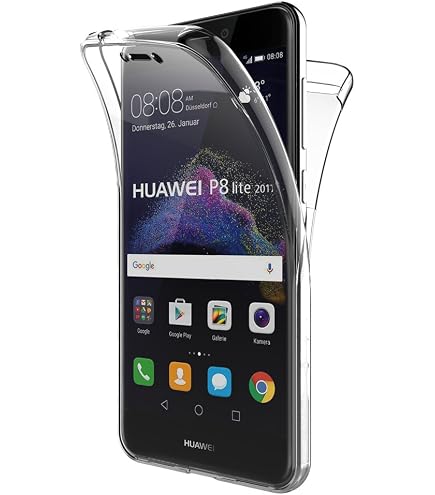 Coque Arrière Fantaisie Transparente Pour Huawei P8 Lite 2017 - Marque NOVAGO - Neuf En Emballage D'origine