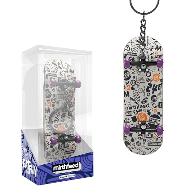 Miniblings Skateboard Schlüsselanhänger - Mit Flaschenöffner, 90mm