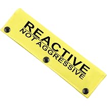 Reactive Dog Leash Wrap | Hundeleinen-Hülle "Nicht Streicheln" | 6x22 Cm Nylongewebe | Für Reaktive & Nicht Aggressive Hunde