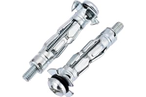fiXte® Pack of 20 M4 x 38mm Heavy Duty Metal Plasterboard Cavity Wall Fixings Anchors Plugs