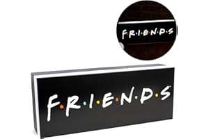 Paladone Friends Logo Light - Officially Licensed Friends TV Show - USB or Battery Powered Décor, Black and White