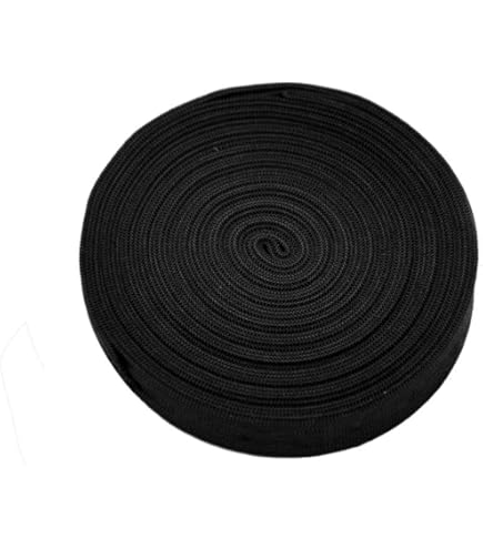 QUARKZMAN - Ruban Élastique Couture 2 Cm De Large - 5 Yards (4.5m) - Marron Foncé - Haute Élasticité Pour Vêtements, Ceintures