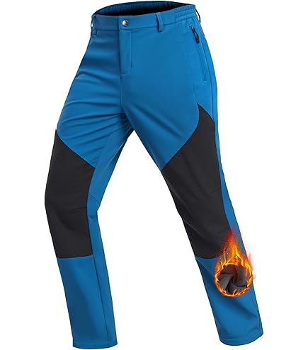 Dafenp Pantalones Pantalones Senderismo Invierno Hombre Dafenp