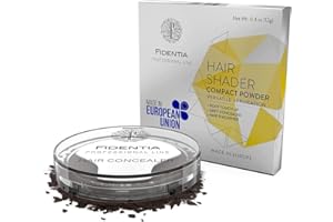Fidentia Hair Shader Concealer 12g | Ritocco Radici e Capelli Grigi perfetto e instantaneo, Nero