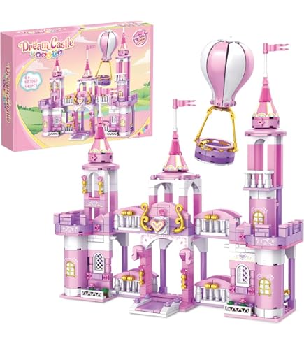 Buy LEYI Girls Castle Building Blocks 377 Pieces Ice Princess