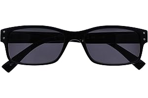 ‎THE READING GLASSES COMPANY The Reading Glasses Company Die Lesebrille Unternehmen Herren Groß Schwarz Braune Schildpatt Sonnen-Leser UV400 Designer Stil Federscharniere S11