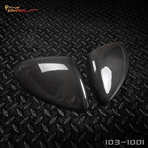 1:1 Direct Replacement Carbon Fiber Side Mirror Covers