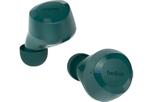Belkin Écouteurs True Wireless SoundForm Bolt (sans fil, jusqu'à 28h d'autonomie de batterie, mode mono, certification IPX4, Bluetooth, micro, pour iPhone, Galaxy, etc.)