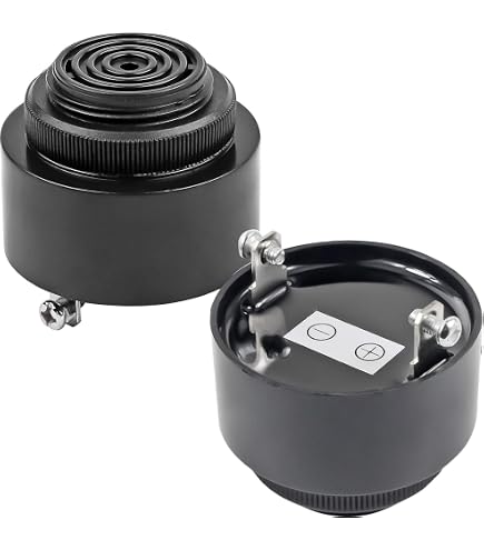 Cicalino Retromarcia 12V Con Allarme Elettronico 85-95dB – Buzzer Piezoelettrico 3-24V, Cavo 100mm, Per Auto E Sistemi Di Sicurezza (1 Pezzo)