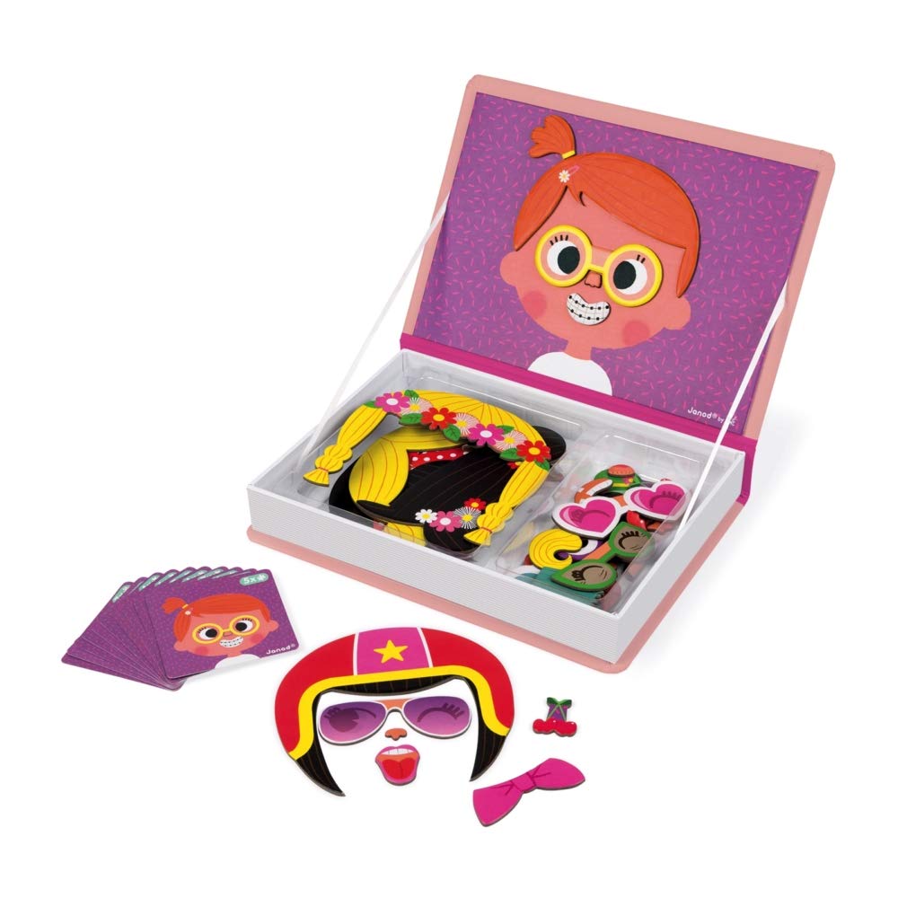 Janod Magneti'Book Crazy Faces juguete educativo - Imagen 5
