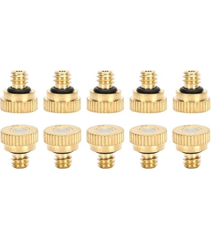 Buses Pulvérisation Laiton 0.4mm - Lot De 10 | Basse Pression Pour Refroidissement, Humidification