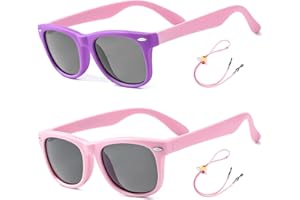 Rocf Rossini Children's Sunglasses Flexible Polarised Shades for Baby Boys and Girls UV400 Protection Glasses Age 2-8