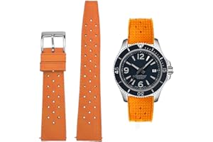 AIYIRUO Cinturini per Orologiin Gomma Fluoro Bracciale 18mm 20mm 22mm FKM Qualità del Materiale Non si romperà Morbido e Durevole Rilascio Rapido Cinturino In Stile Tropicale Per Gli Orologi Diving