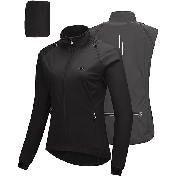 ROCKBROS Women's Cycling Jersey Long Sleeve - Breathable Bike Shirt With 3 Back Pockets & Reflective Strip