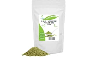 ‎ETC COSMETIC`S SIDR (JUJUBE) PULVER 100 Gr - Ein natürliches Reinigungsmittel Pflanzenpulver | Geeignet für alle Haartypen, auch für dünnes, schwaches und strapaziertes Haar 100% rein und natürlich (100 Gr) …