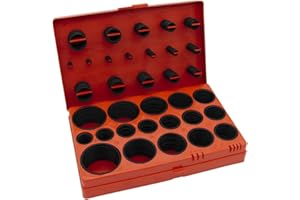 HWZ Assortimento di anelli di tenuta O da 3 mm fino a 50 mm di diametro, 419 pezzi in NBR