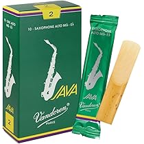 Ance Per Saxofono Tenore Vandoren Java - Forza 2.1/2, Confezione Da 5, Per Jazz E Pop
