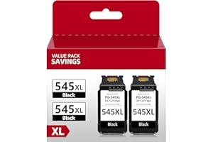 Economink 545 XL czarny kompatybilny z kartridżami do drukarek Canon 545, PG 545, kompatybilny z Canon TS3150, TS3350, TS3450, TR4451, TR4550, TR4500, TR4551, MX495, MG2500, MG2555, MG3050, drukarka