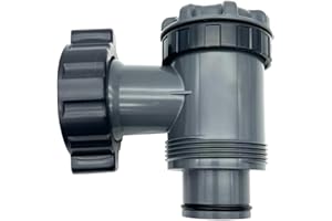 SHUNFAJI Swimming Pool Maintenance/Stop Valve with 32/38mm Hose Connection, Pool Valve Double Split Hose Valve Plunger Valve Pool Accessories, For Above Ground Pool and Pool Pump (Pack of 1, B)