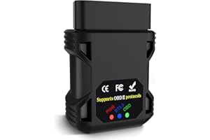 RICOKEY OBD2 Bluetooth 5.0 Code Reader for iPhone iOS Android Windows Car Auto ODB2 Scanner Adapter OBD II Diagnostic Scan Tool for Check Engine Lights