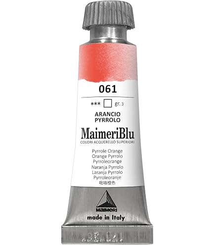 Maimeri BLU Aquarellfarben 12 Ml – Hochwertige Künstlerfarben, Hohe Pigmentierung, Lichtecht