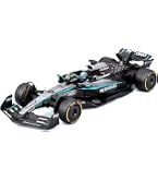 BBURAGO – MER W13E Performance – Voiture F1 2022 – Échelle 1/43 – Pilote Russell – Gris/Noir/Vert