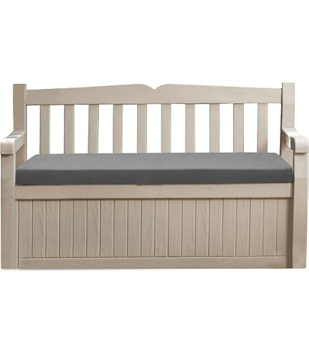 Keter Box da Giardino per Esterno Beige Armadio Resina Pavimento Grande Compatto