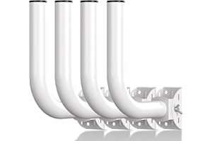 UeeVii Universal Wireless Bridge Bracket Mount, Pole and Wall Mounted Mount for Outdoor Point to Point AP Access Point Client Bridge CPE, 4-Pack