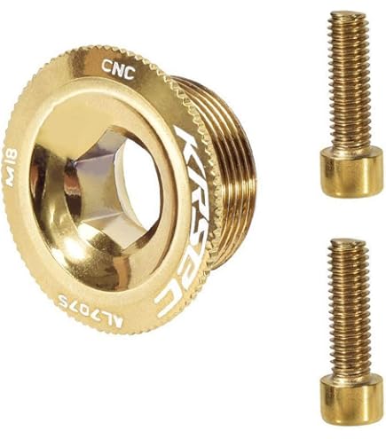 Lot De 2 Vis De Pédalier M20 En Alliage Aluminium - Pour Bras De Manivelle Vélo Route Et VTT (Shimano, Etc.) - 9