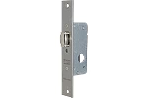 Tesa Assa Abloy 221820AI Cerradura Monopunto De Palanca Deslizante Para Perfiles Metálicos Inoxidable Entrada 20 mm 2218
