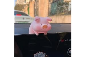 JIRENSH Rückspiegel Anhänger,Rückspiegel Anhänger Auto,Autospiegel Anhänger,Rosa Schweinchen Auto Spiegel Anhanger,Für Auto Innenausstattung,Für rückspiegel anhänger,Büro nach Hause Charme (15 cm)