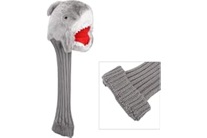 MAGT Copritesta da Golf, Coprimazze da Golf Forma Shark Coperture per Mazze da Golf per Bambino Principiante
