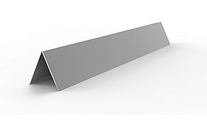 ELITE BBQ V2A Edelstahl 1,5mm Aromaschienen für Weber Genesis 2 II Flavorizer Bars Flammenverteiler Flammenblech Brennerabdeckungen für Weber Genesis 2 II - Schmale Version - Breite 61mm