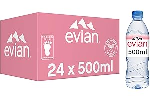 Evian Still Water - Pack Size = 24x500ml