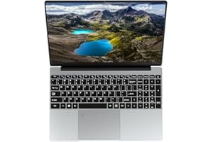 KUU Ordinateur Portable 15,6", Celeron N5095 PC, 16Go de RAM SSD 512Go Notebook PC, Windows 11 Laptop avec Clavier rétroéclairé et déverrouillage par Empreinte Digitale, BT4.2, USB3.0