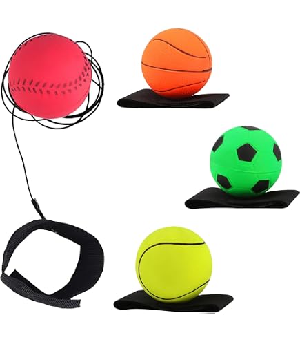 Balle à Sauter Pour Enfant - Anneau Avec Corde Et Balle Molle, Jeu D'exercice Extérieur