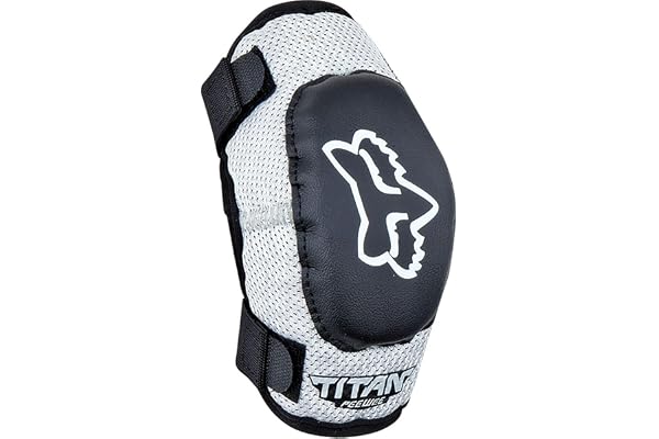 Fox Racing - Peewee Titan coudières M/L – Protecteurs Motocross VTT – Protection en Plastique, Confortable & Sûr, pour 4–7 Ans, Motocross