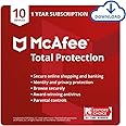 McAfee Total Protection 2024 | 10 Device, 1 Year | Antivirus Internet Security Software | Password Manager & Dark Web Monitoring Included | PC/Mac/Android/iOS | Email Delivery