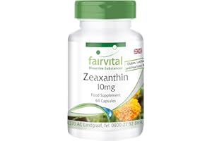 Fairvital | Zeaxanthin 10mg - Vegan - HIGH Dosage - 60 Capsules