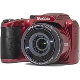 KODAK PIXPRO Astro Zoom AZ255 Dijital Fotoğraf Makinesi -16MP, 25x Optik Zoom, 3 in&ccedil; LCD Ekran, 1080P Full HD Video (Kırmızı)