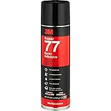3M Adesivo Spray Super 77 Colla Universale Trasparente ad Asciugatura Rapida, Permanente, 500 ml, 1 Pezzo