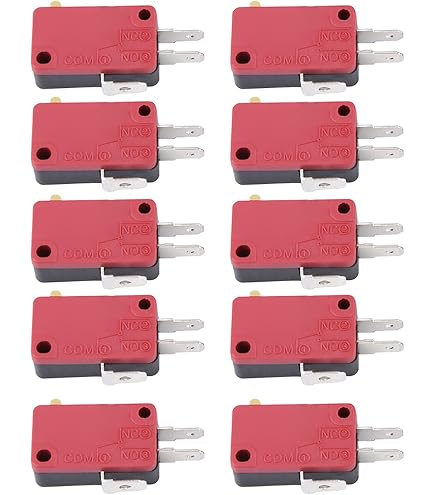 Interrupteur Fin De Course Micro 3 Broches - Lot De 20 - 1NO+1NC - Pour Four Micro-ondes
