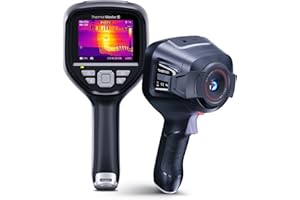 Thermal Master Thor001 kamera termowizyjna z makrolem, super rozdzielczość IR, 512 x 384, ręczna kamera na podczerwień ± 1,5 °C, dokładność 2 m pikseli, kamera wizualna PC/Wi-Fi, analiza zdjęć, czas