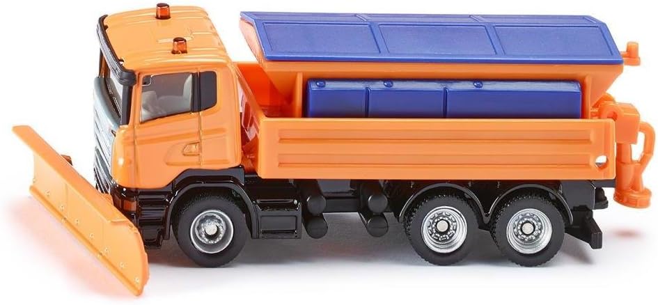 siku 1898 Quitanieves, Pala de nieve móvil, 1:87, Metal/Plástico, Naranja/Azul