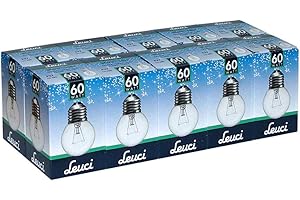 Leuci - Bombilla incandescente E27 (60 W, 10 unidades)