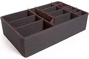 PELI TrekPak Divider Set, 1650 Protector Case Accessory, Black