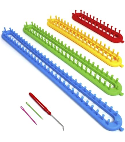 Set Telai Per Lavori A Maglia Relaxdays - 4 Misure (28,24,19,14cm) Con Istruzioni, Per Cappelli E Calzini - Foto 7